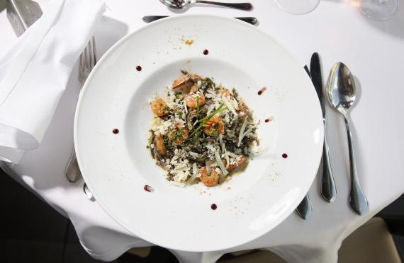 Risotto of the Atlántida Restaurant